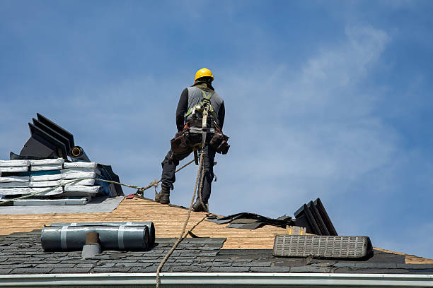 Professional Roof Installation technician working in Clyde, NY